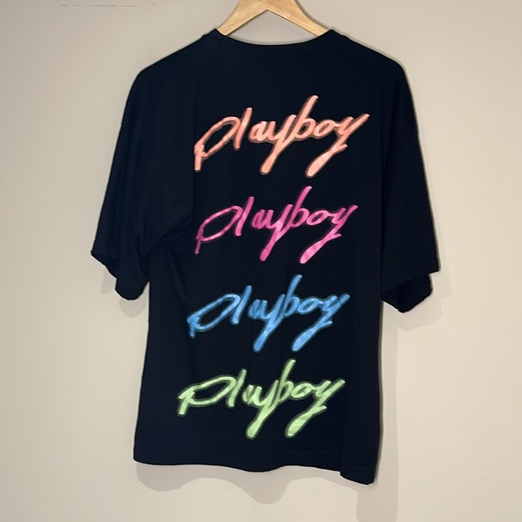 Playboy T-shirt large black - Picture 2 of 3